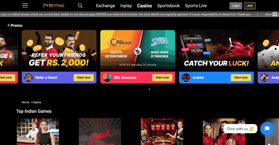 24betting casino